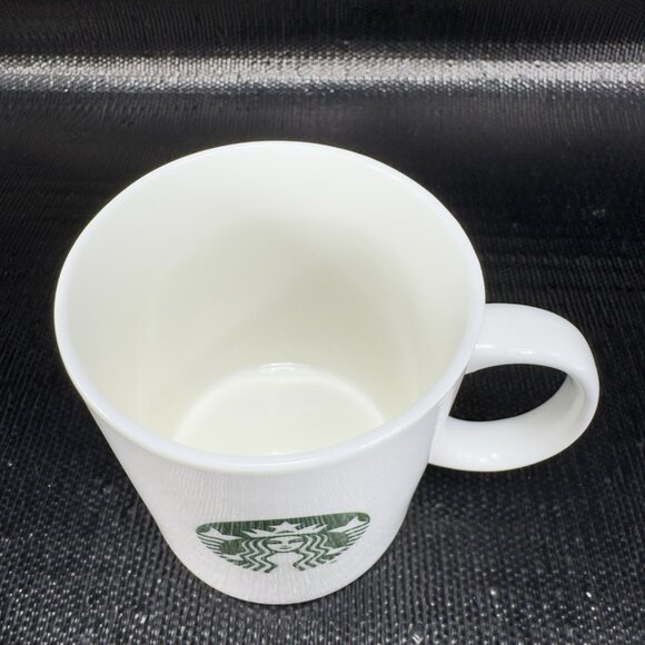 Starbucks Coffee Mug Original 12 oz White Cup with Green Classic Siren Logo Mug - Picture 4 of 9